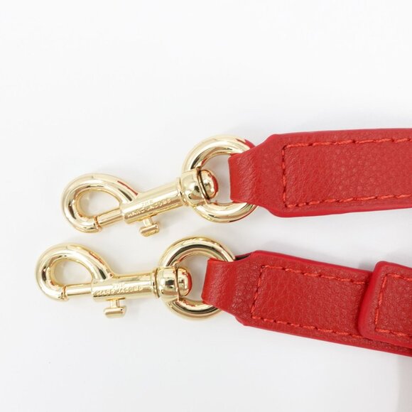 Marc Jacobs Women's The Small Tote Leather Bag Red OS - Picture 10 of 16